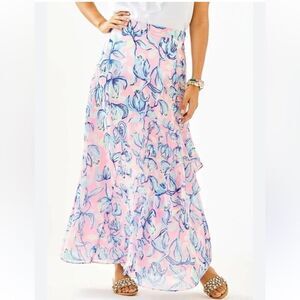 NWT Lilly Pulitzer Agnes Skirt in Sweet Pea Pink Size 2